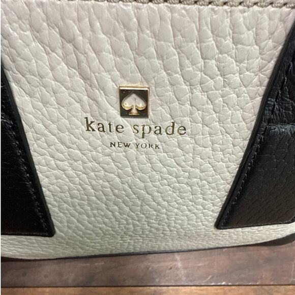 Kate Spade Black and Cream Satchel - Picture 3 of 16
